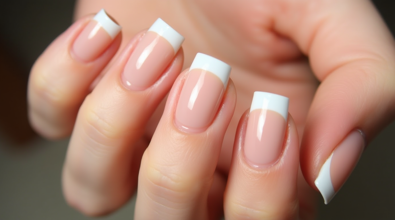 blue french tips
