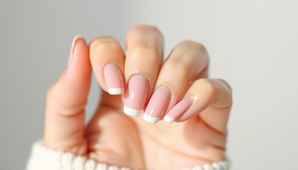 pink french manicure pink french manicure