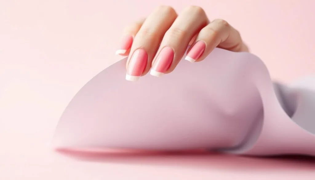 pink glitter french tip nails pink glitter french tip nails